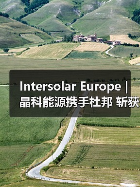 Intersolar Europe | 晶科能源携手杜邦 斩获大奖（图3）