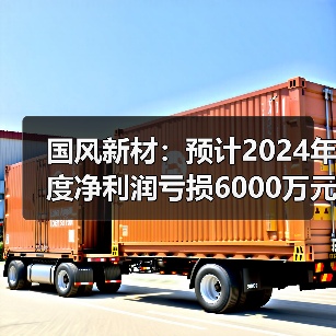 国风新材：预计2024年度净利润亏损6000万元~8000万元（图3）