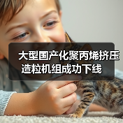 大型国产化聚丙烯挤压造粒机组成功下线（图3）
