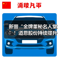新晋“金牌董秘名人堂”！道恩股份持续提升资本市场价值（图1）