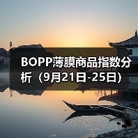 BOPP薄膜商品指数分析（9月21日-25日）（图2）