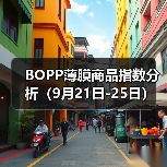 BOPP薄膜商品指数分析（9月21日-25日）（图1）