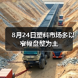 8月24日塑料市场多以窄幅盘整为主（图4）