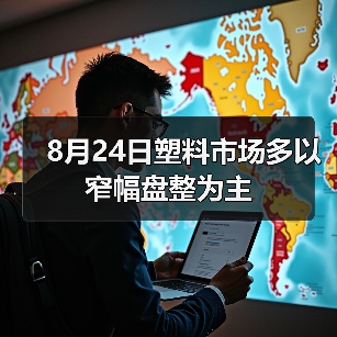 8月24日塑料市场多以窄幅盘整为主（图1）