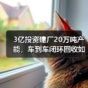 3亿投资建厂20万吨产能，车到车闭环回收如何助力汽车绿色转型？（图1）