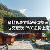 塑料现货市场横盘整理成交疲软 PVC逆势上涨引关注（图1）