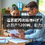 道恩聚丙烯熔喷料扩产达日产1200吨，助力口罩生产保供（图1）
