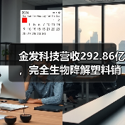 金发科技营收292.86亿，完全生物降解塑料销量激增83.85%（图2）