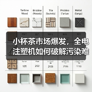 小杯茶市场爆发,全电注塑机如何破解污染难题?(图4) 小杯茶市场爆发,全电注塑机如何破解污染难题?(图4)