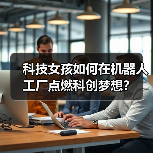 科技女孩如何在机器人工厂点燃科创梦想?(图3) 科技女孩如何在机器人工厂点燃科创梦想?(图3)