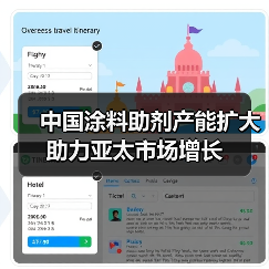 中国涂料助剂产能扩大 助力亚太市场增长(图1) 中国涂料助剂产能扩大 助力亚太市场增长(图1)