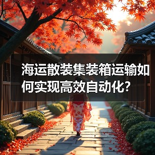 海运散装集装箱运输如何实现高效自动化?(图1) 海运散装集装箱运输如何实现高效自动化?(图1)