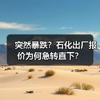 突然暴跌?石化出厂报价为何急转直下?(图1) 突然暴跌?石化出厂报价为何急转直下?(图1)