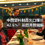 中国塑料制品出口增长42.6%!前四月数据解读(图1) 中国塑料制品出口增长42.6%!前四月数据解读(图1)