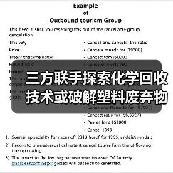三方联手探索化学回收技术或破解塑料废弃物难题(图2) 三方联手探索化学回收技术或破解塑料废弃物难题(图2)