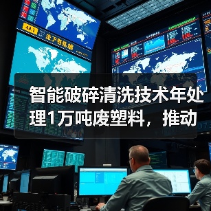 智能破碎清洗技术年处理1万吨废塑料，推动绿色循环发展（图1）