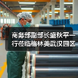 商务部副部长盛秋平一行莅临格林美武汉园区考察调研(图4) 商务部副部长盛秋平一行莅临格林美武汉园区考察调研(图4)