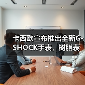 卡西欧宣布推出全新G-SHOCK手表，树脂表圈和表带采用回收废料制作而成（图3）