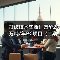 打破技术垄断!万华20万吨/年PC项目(二期...(图2) 打破技术垄断!万华20万吨/年PC项目(二期...(图2)