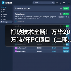 打破技术垄断!万华20万吨/年PC项目(二期...(图4) 打破技术垄断!万华20万吨/年PC项目(二期...(图4)
