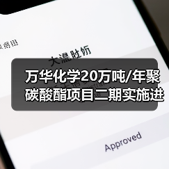 万华化学20万吨/年聚碳酸酯项目二期实施进度...(图2) 万华化学20万吨/年聚碳酸酯项目二期实施进度...(图2)