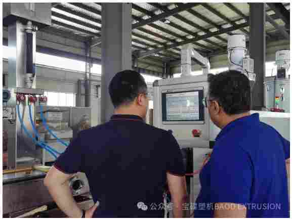 TPU气动管挤出生产线稳定运行，助力客户高效生产(图1)