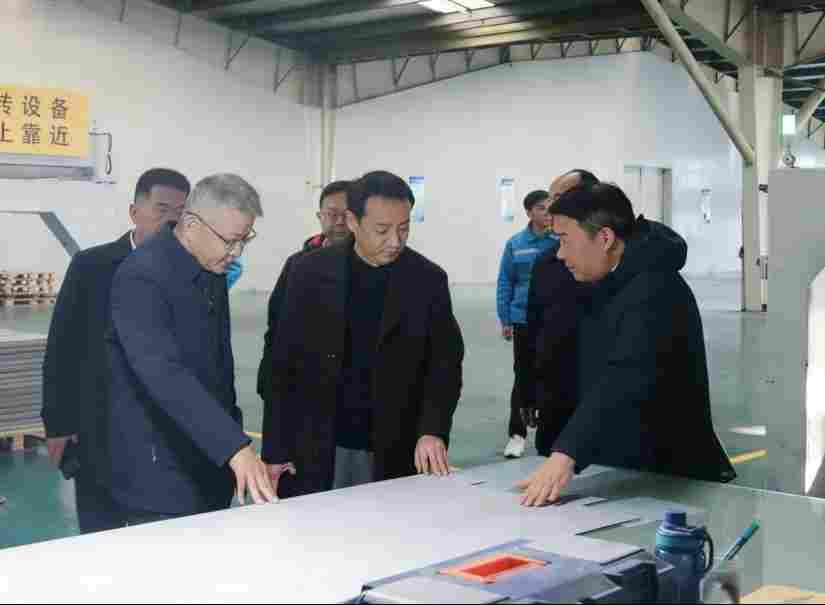 汤阴县县委副书记、县长胡玮一行到海螺新材考察交流(图2)